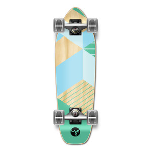 Yocaher Mini Cruiser Complete- Geometric Series - Green Yocaher Mini Cruiser Complete- Geometric Series - Green