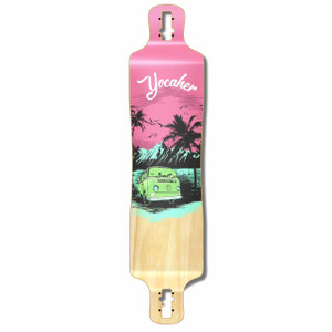 Yocaher Lowrider Longboard Deck - VW Series - Pink N' Mint Yocaher Lowrider Longboard Deck - VW Series - Pink N' Mint