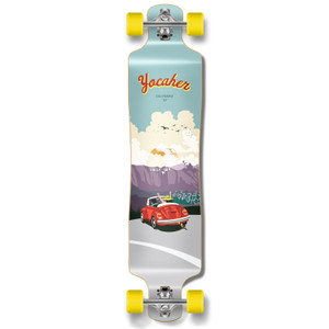 Yocaher Lowrider Longboard Complete - VW Beetle Series - Red Yocaher Lowrider Longboard Complete - VW Beetle Series - Red