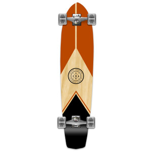 Yocaher Slimkick Longboard Complete - Earth Series - Mountain Yocaher Slimkick Longboard Complete - Earth Series - Mountain