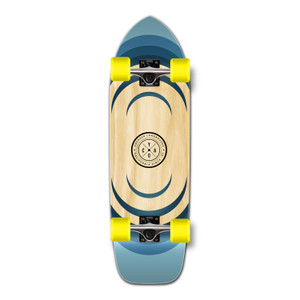 Yocaher Old School Longboard Complete - Earth Series - Ripple Yocaher Old School Longboard Complete - Earth Series - Ripple