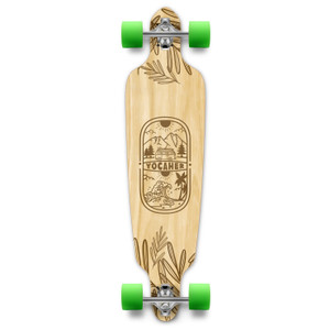 Yocaher Drop Through Longboard Complete - Adventure Natural Yocaher Drop Through Longboard Complete - Adventure Natural