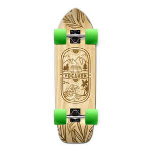 Yocaher Old School Longboard Complete - Adventure Natural Yocaher Old School Longboard Complete - Adventure Natural