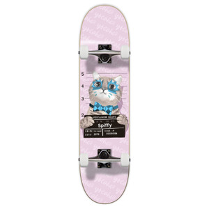 Yocaher Complete Skateboard 7.75" - Rockstar Kitty Cat - Pink Spiffy Yocaher Complete Skateboard 7.75" - Rockstar Kitty Cat - Pink Spiffy