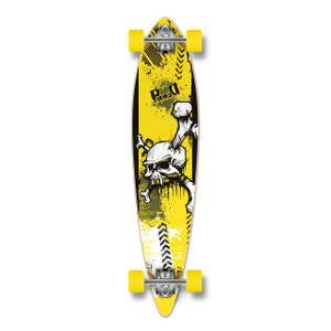 Yocaher Pintail Longboard Complete - Y Skull Yocaher Pintail Longboard Complete - Y Skull