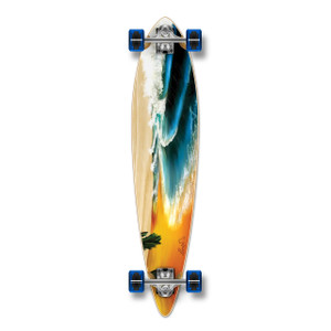 Yocaher Pintail Longboard Complete - Beach Yocaher Pintail Longboard Complete - Beach
