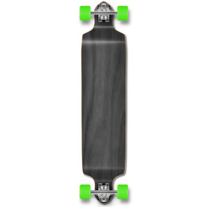 Yocaher Drop Down Longboard Complete - Stained Black Yocaher Drop Down Longboard Complete - Stained Black