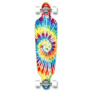 Yocaher Drop Through Longboard Complete - Tiedye Original Yocaher Drop Through Longboard Complete - Tiedye Original