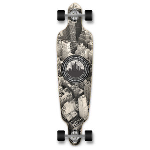 Yocaher Drop Through Longboard Complete - New York Yocaher Drop Through Longboard Complete - New York