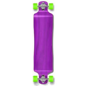 Yocaher Lowrider Longboard Complete - Stained Purple