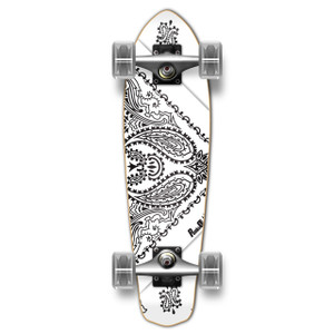 Yocaher Micro Cruiser Complete - Bandana White Yocaher Micro Cruiser Complete - Bandana White