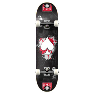 Yocaher Complete Skateboard 7.75" - Ace Black Yocaher Complete Skateboard 7.75" - Ace Black