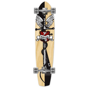 Yocaher Slimkick Longboard Complete - Smite Yocaher Slimkick Longboard Complete - Smite