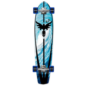 Yocaher Slimkick Longboard Complete - Tsunami Yocaher Slimkick Longboard Complete - Tsunami