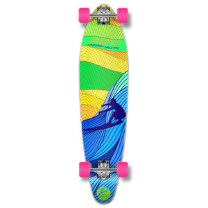 Yocaher Kicktail Longboard Complete - Surf's up Yocaher Kicktail Longboard Complete - Surf's up