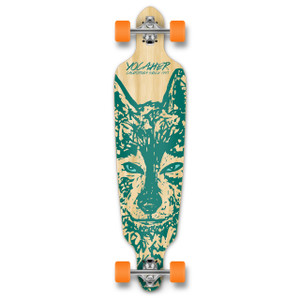 Yocaher Drop Through Longboard Complete - Spirit Animal WOLF Yocaher Drop Through Longboard Complete - Spirit Animal WOLF