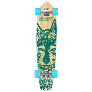 Yocaher Slimkick Longboard Complete - Spirit Animal WOLF Yocaher Slimkick Longboard Complete - Spirit Animal WOLF