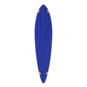 Yocaher Pintail Longboard Deck - Stained Blue Yocaher Pintail Longboard Deck - Stained Blue