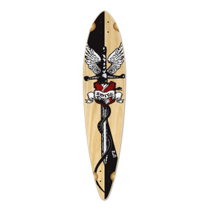Yocaher Pintail Longboard Deck - Smite Yocaher Pintail Longboard Deck - Smite