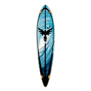 Yocaher Pintail Longboard Deck - Tsunami Yocaher Pintail Longboard Deck - Tsunami