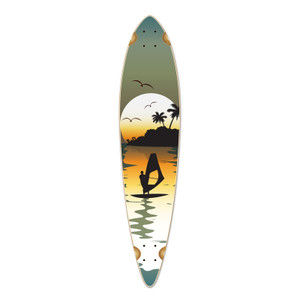 Yocaher Pintail Longboard Deck - Surfer Yocaher Pintail Longboard Deck - Surfer