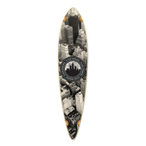 Yocaher Pintail Longboard Deck - New York Yocaher Pintail Longboard Deck - New York