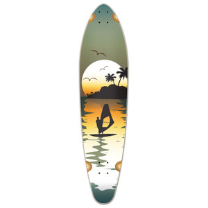 Yocaher Kicktail Longboard Deck - Surfer Yocaher Kicktail Longboard Deck - Surfer