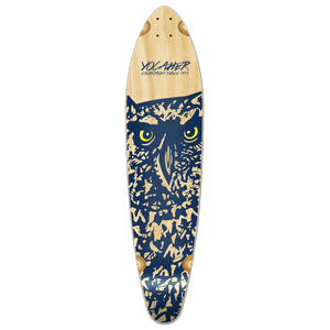 Yocaher Kicktail Longboard Deck - Spirit Animal OWL Yocaher Kicktail Longboard Deck - Spirit Animal OWL