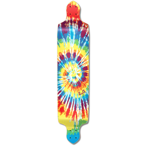 Yocaher Drop Down Longboard Deck - Tiedye Original Yocaher Drop Down Longboard Deck - Tiedye Original