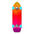 Yocaher Old School Longboard Complete - Gradient Pink