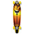 Yocaher Kicktail Longboard Complete - Sunset