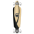 Yocaher Drop Through Longboard Complete- Crest Onyx