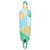 Yocaher Drop Through Longboard Deck -  Geometric Series - Green
