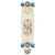 Yocaher Kicktail Longboard Complete - Adventure Colored