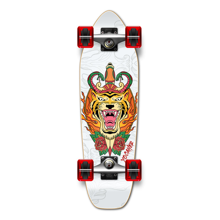Yocaher Mini Cruiser Complete  - Flaming Tiger