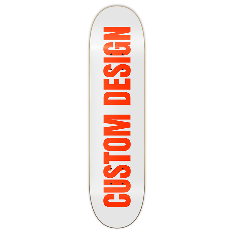 Custom Skateboard Deck - Personalize Your Own Skateboard | Custom Image & Full Photo Print Canadian Maple Blank Deck for Skating or Wall Art (Sizes 7.5" - 8.5")