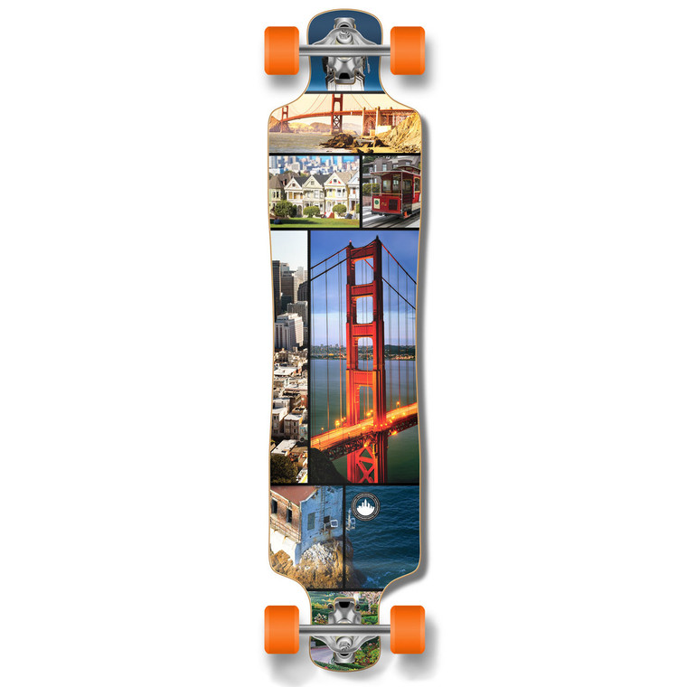 Yocaher Lowrider Longboard Complete - San Francisco