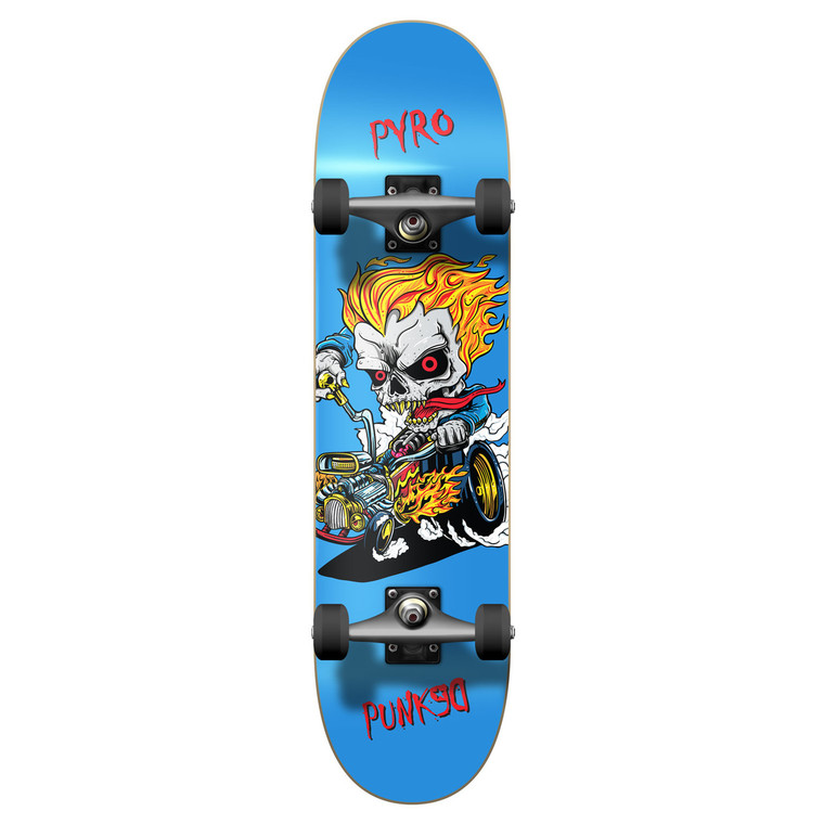 Yocaher Complete Skateboard 7.75" - Hot Rod Pyro