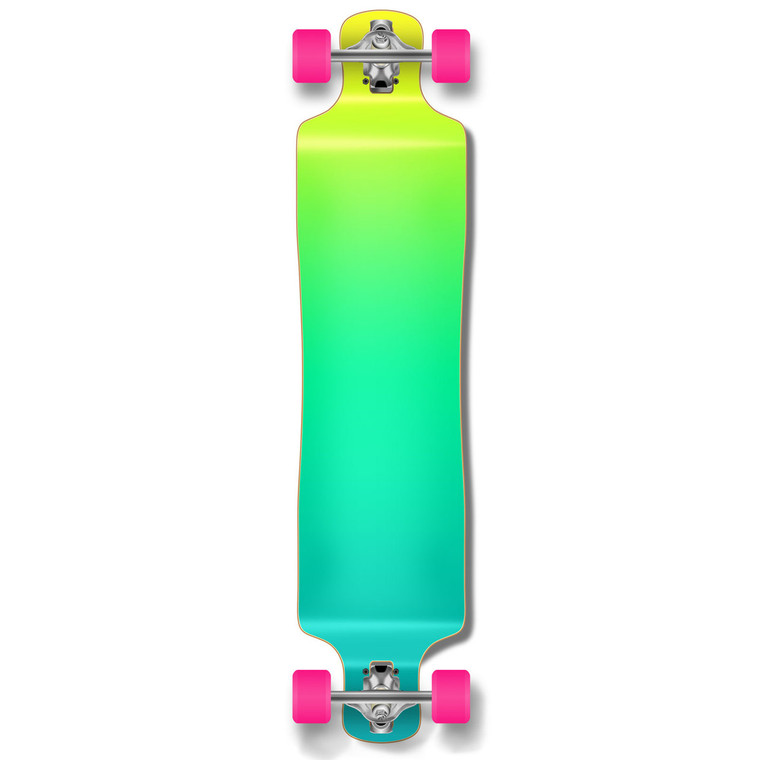 Yocaher Lowrider Longboard Complete - Gradient Green