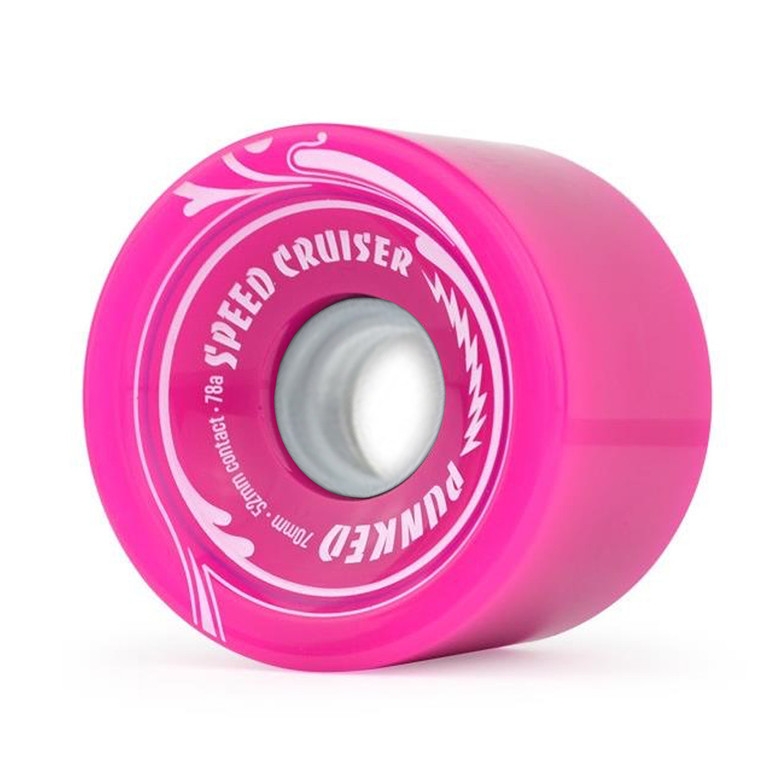 Speed Cruiser 70mm Longboard Wheels - Solid Pink
