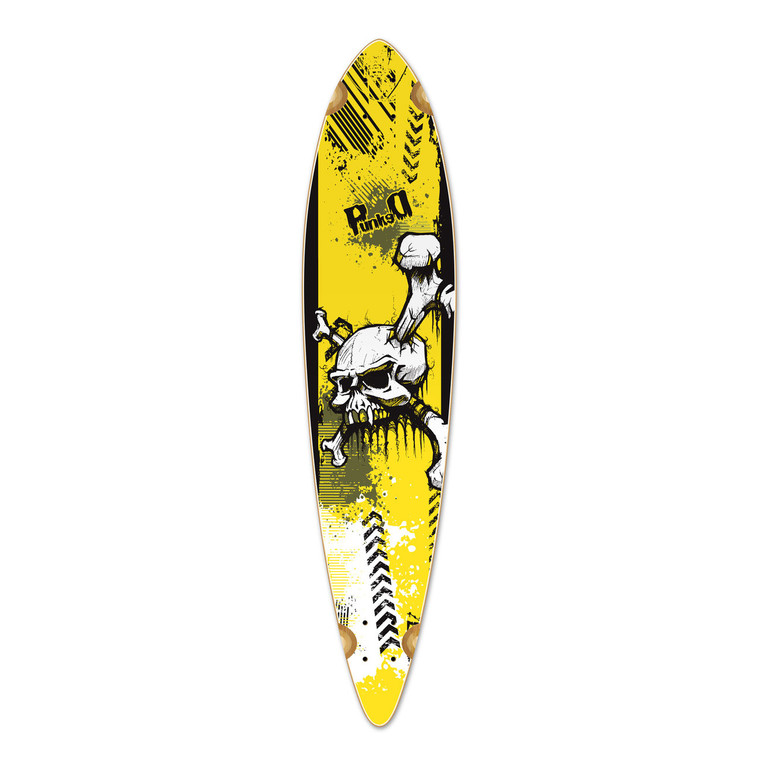 Yocaher Pintail Longboard Deck - YSkull