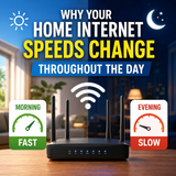 Why Your Home Internet Speeds Change Throughout the Day