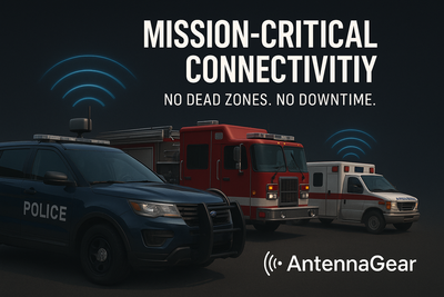 Mission-Critical Connectivity: Why External Antennas Are Essential for Public Safety Teams