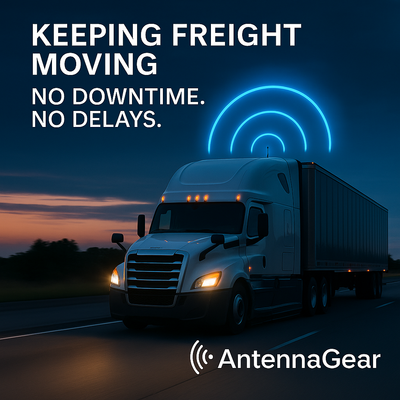 Keeping Freight Moving: How Antennas Keep Your Fleet Online and On Time