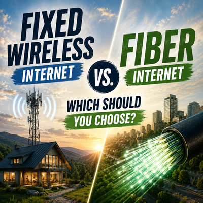 Fiber vs. Fixed Wireless Internet: Understanding the Pros and Cons