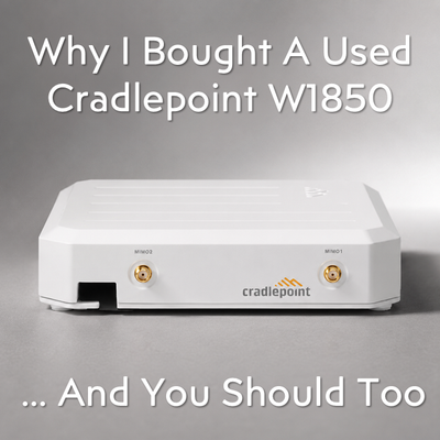 Why a Used Cradlepoint W1850 Is Better Than a New Hotspot