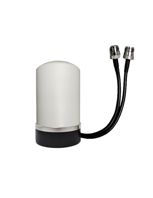 AntennaGear M17M Omni Directional MIMO 2 x Cellular 4G LTE CBRS 5G NR IoT M2M Magnetic Mount Antenna w/Coax Cable Kit Options