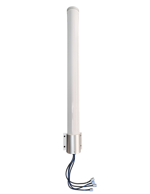 AntennaGear M79 - Omni Directional MIMO Cellular 4G LTE CBRS 5G NR - M2M IoT - Bracket Mount Antenna - 4 x 1ft N Female - Coax Cable Kit - TS9