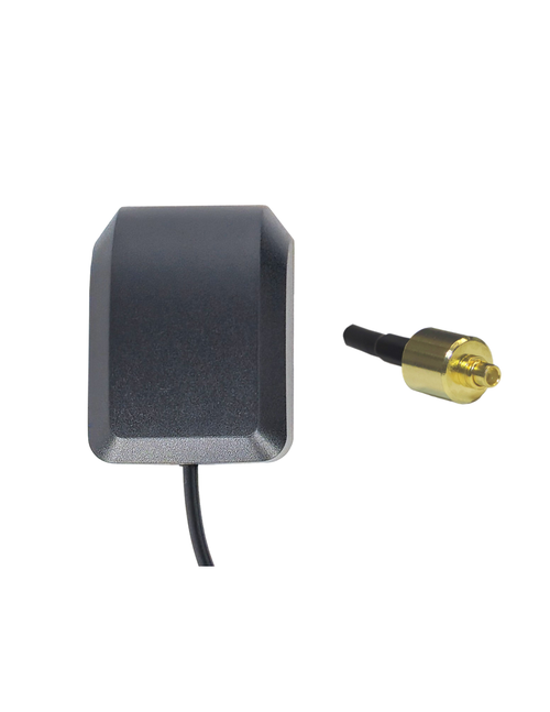 AntennaGear M14A - GPS GNSS Glonass Galileo - M2M IoT - Magnetic - Adhesive Mount - Active Reception Antenna - 15ft Coax Cable - MMCX