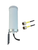 AntennaGear M29 - Omni Directional MIMO Cellular 4G LTE CBRS 5G NR - IoT M2M - Bracket Mount Antenna - 2 x 16ft Coax Cables - N Male